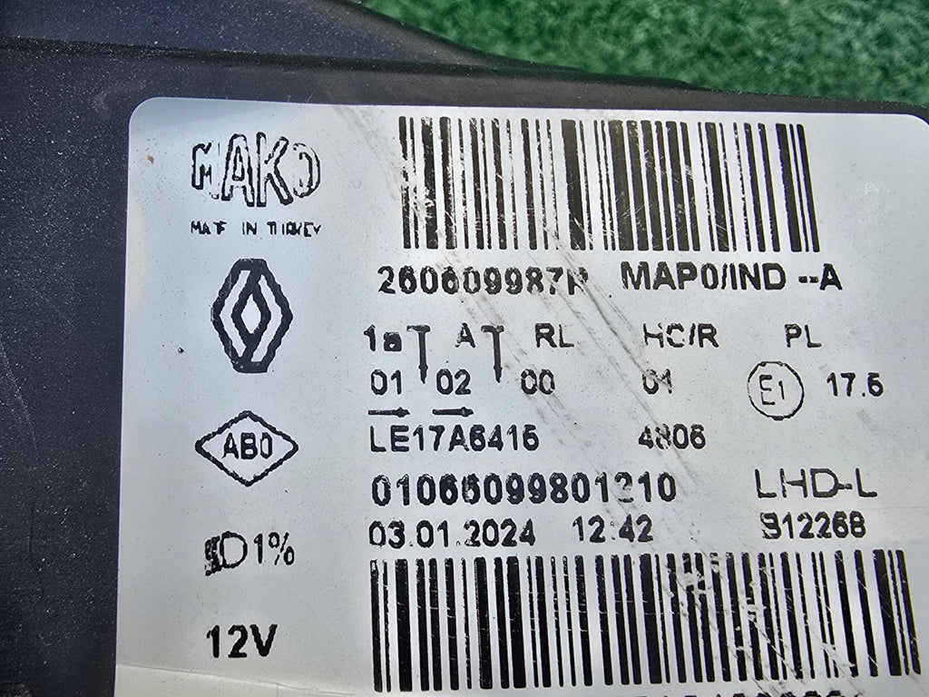 Frontscheinwerfer Renault Clio I 5 260609987R Links Scheinwerfer Headlight SCH6960846589eo