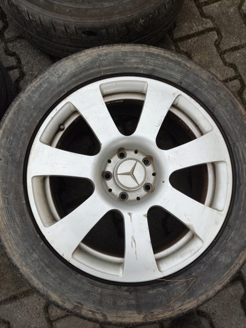 4x Alufelge 17 Zoll 8.0" 5x112 43ET A2214010202 Mercedes-Benz W221 Rim Wheel FEL8145812595kn