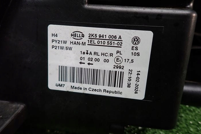 Frontscheinwerfer VW Caddy 2K5941006A Rechts Scheinwerfer Headlight SCH2058649310et