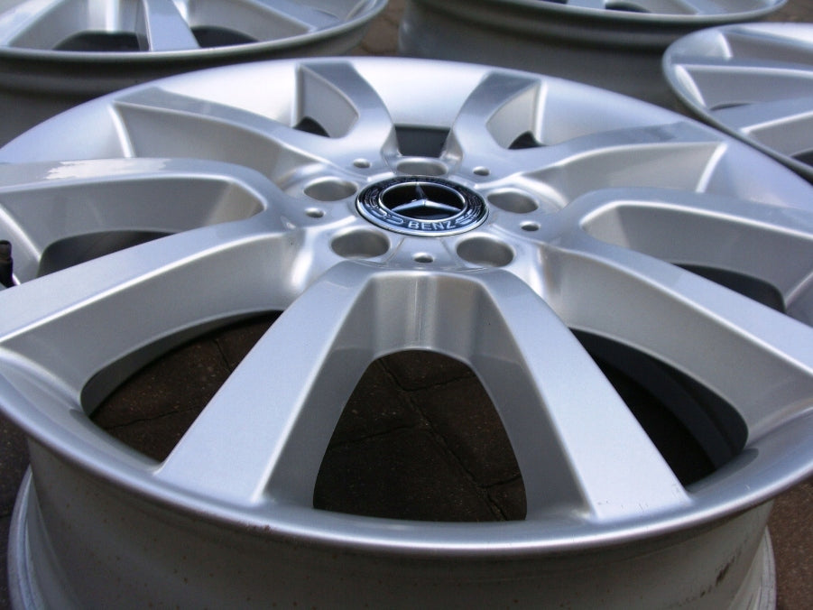 4x Alufelge 19 Zoll 8.0" 5x112 60ET Glanz Silber A1644017302 Mercedes-Benz FEL4983084492ou