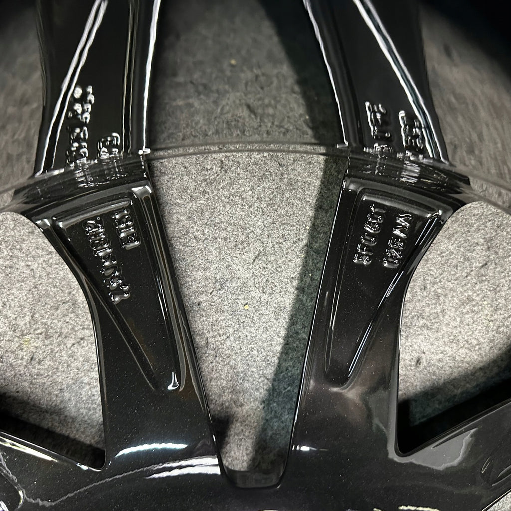 4x Alufelge 18 Zoll 7.5" 5x112 51ET Glanz Schwarz 5F0601025AA Seat Leon FEL2413924910qx