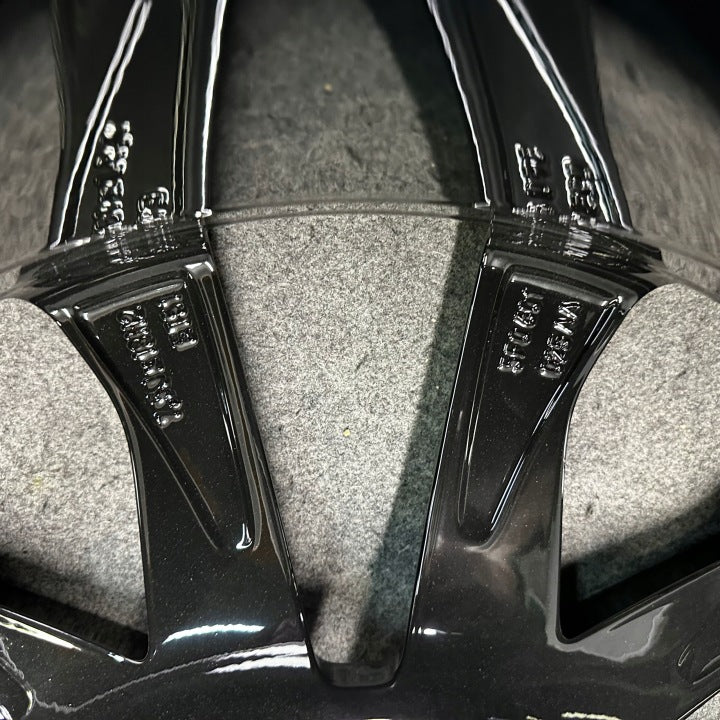 4x Alufelge 18 Zoll 7.5" 5x112 51ET Glanz Schwarz 5F0601025AA Seat Leon FEL2413924910qx