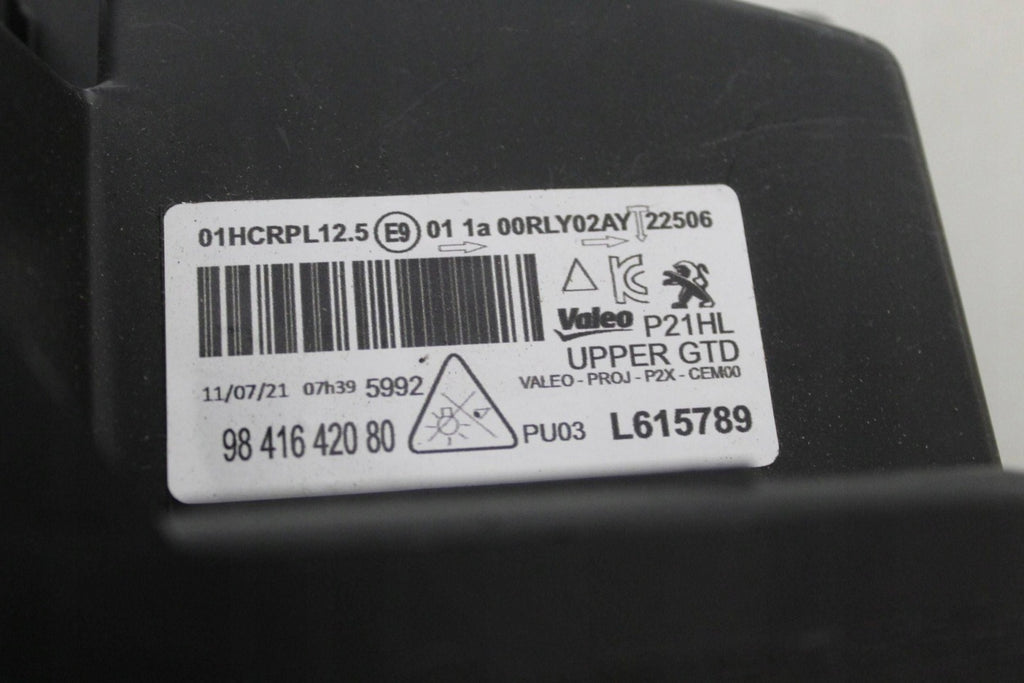 Frontscheinwerfer Peugeot II 208 I 9841642080 Rechts Scheinwerfer Headlight SCH8340052165vz