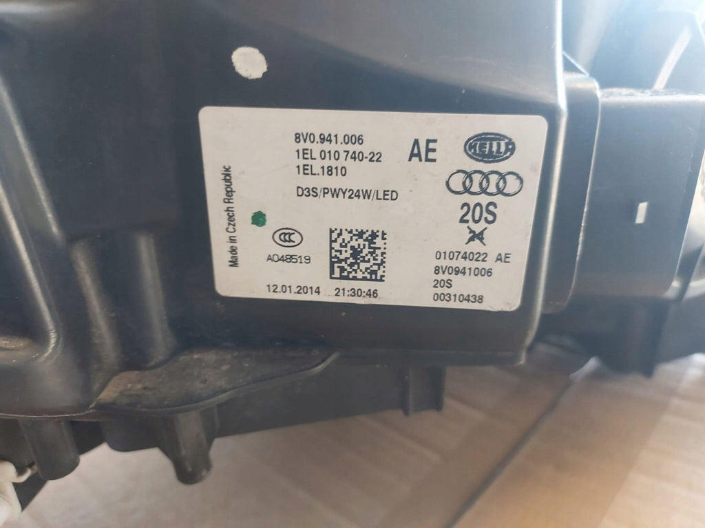 Frontscheinwerfer Audi A3 8V0941006 Xenon Rechts Scheinwerfer Headlight SCH7658977062dx