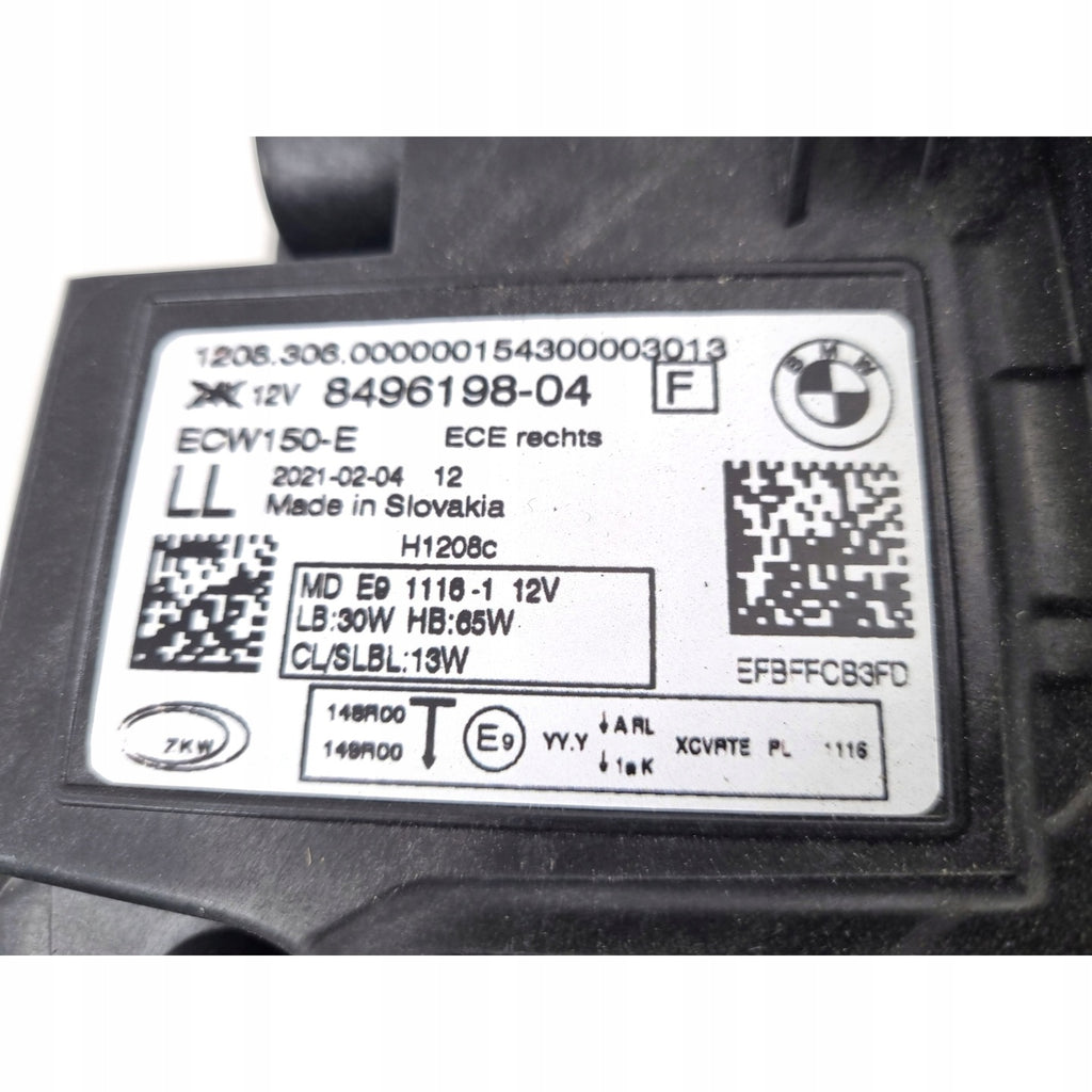 Frontscheinwerfer BMW 2 U06 5A42247-01 Ein Stück (Rechts oder Links) Headlight