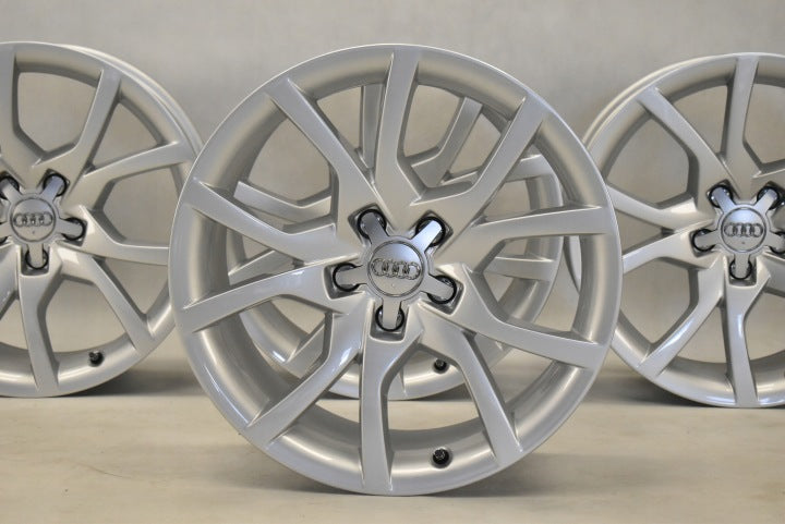 4x Alufelge 18 Zoll 8.5" 5x112 29ET Glanz Silber 8T0601025E Audi A5 Rim Wheel FEL5430853956ro