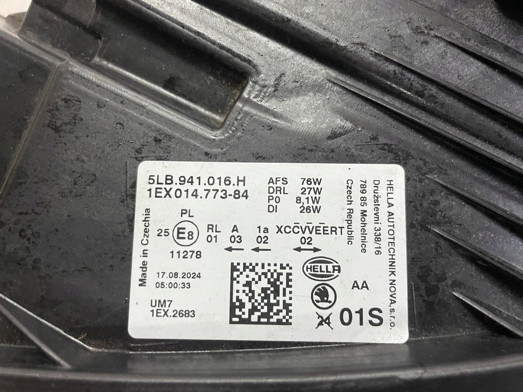 Frontscheinwerfer Skoda Enyaq Suv 5LB941016H LED Rechts Scheinwerfer Headlight SCH1350663132af
