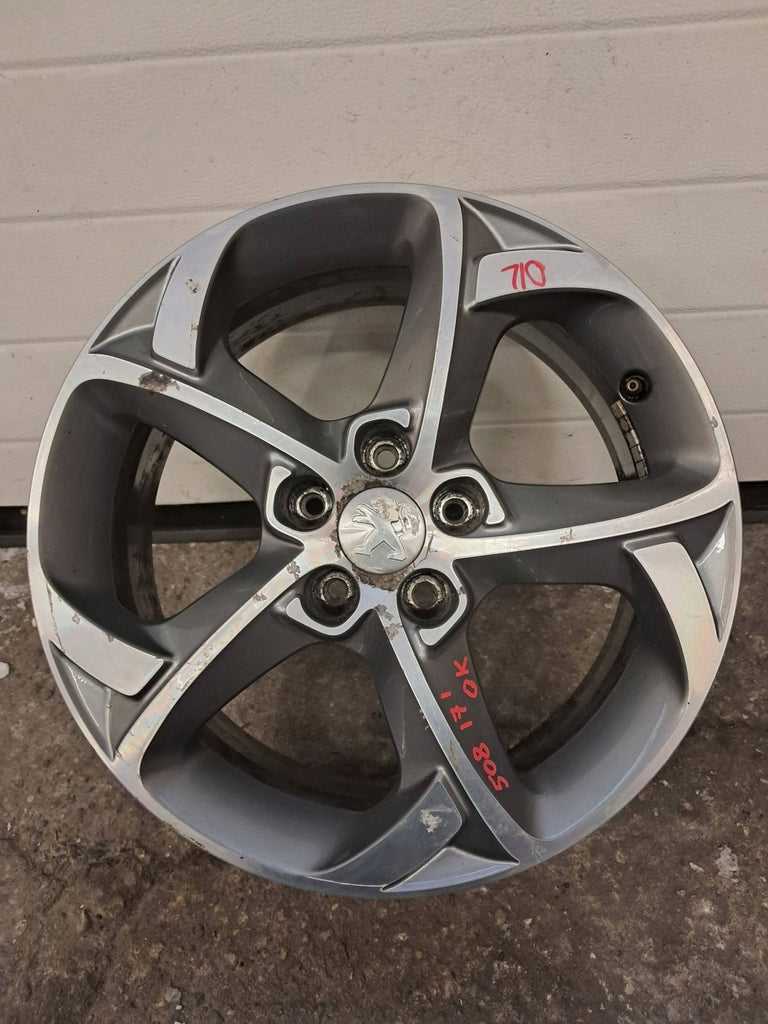1x Alufelge 17 Zoll 7.0" 5x108 46ET Glanz Silber 9671401677 Peugeot 508 FEL1754603628wx