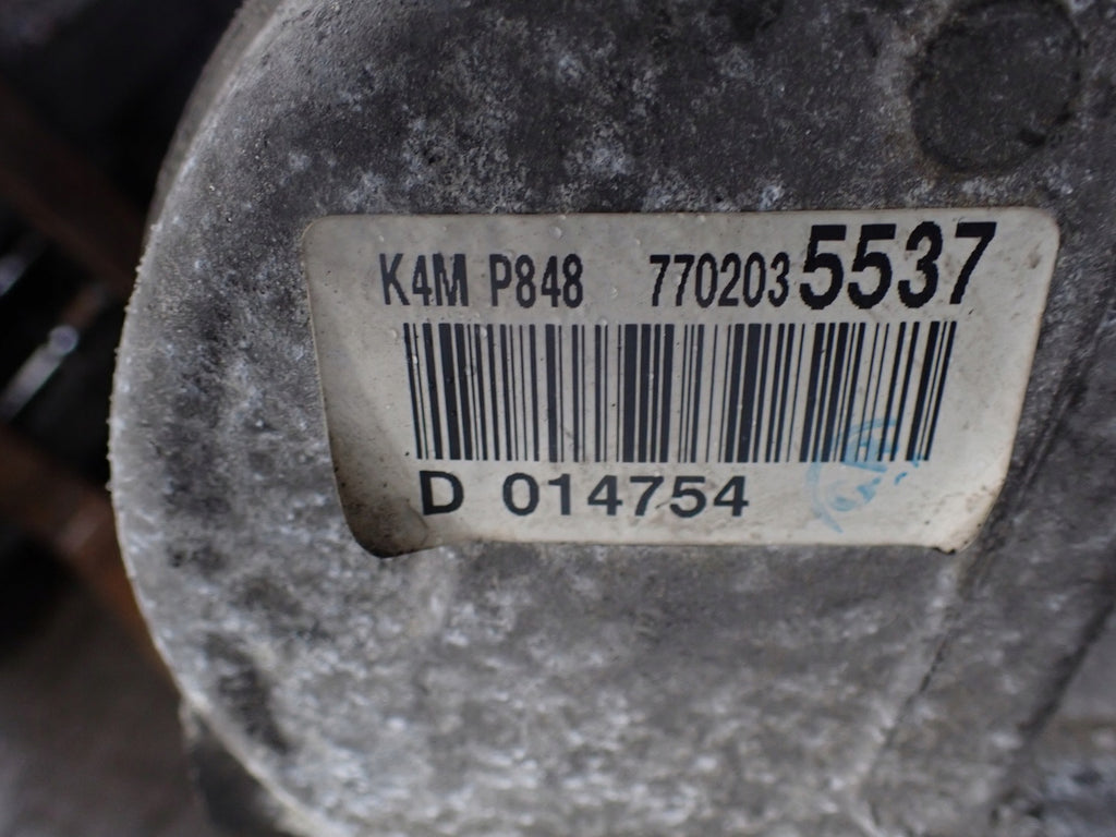 Motor Renault Megane III K4MP848 1.6 100PS 2010 Benzin Engine Unkomplett