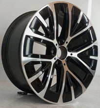 Load image into Gallery viewer, 1x Alufelge 19 Zoll 8.5" 5x112 30ET Glanz Schwarz A2144014100 Mercedes-Benz FEL3762252138vf