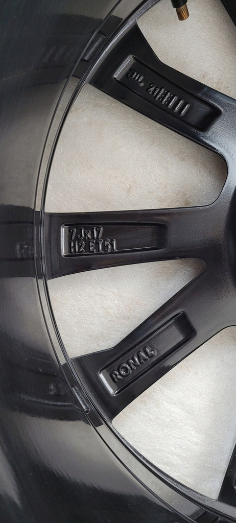 1x Alufelge 17 Zoll 7.0" 5x100 51ET Skoda Fabia Iv Rim Wheel