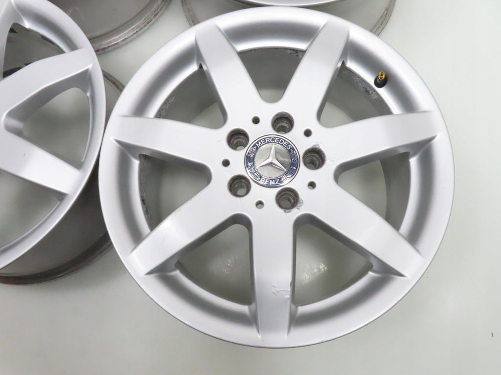 4x Alufelge 17 Zoll 7.5" 5x112 47 5ET Silber A2044015902 Mercedes-Benz W204 FEL5525695645on