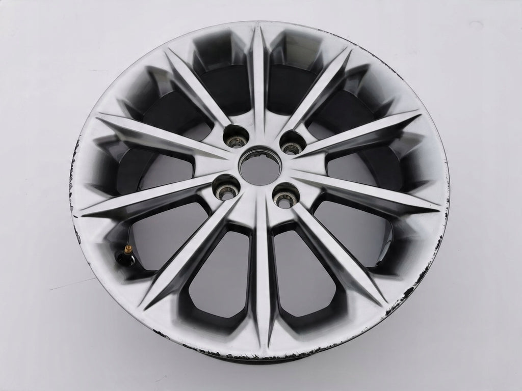 1x Alufelge 17 Zoll 7.0" 4x108 47,5ET Glanz Silber H1BC-1007-D1A Ford Fiesta