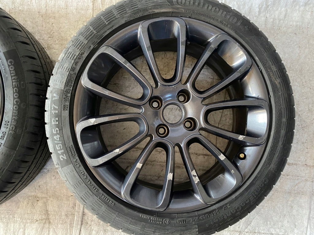 1x Alufelge 17 Zoll 7.0" 4x100 44ET Glanz Schwarz Opel Corsa Rim Wheel FEL3164227794ln