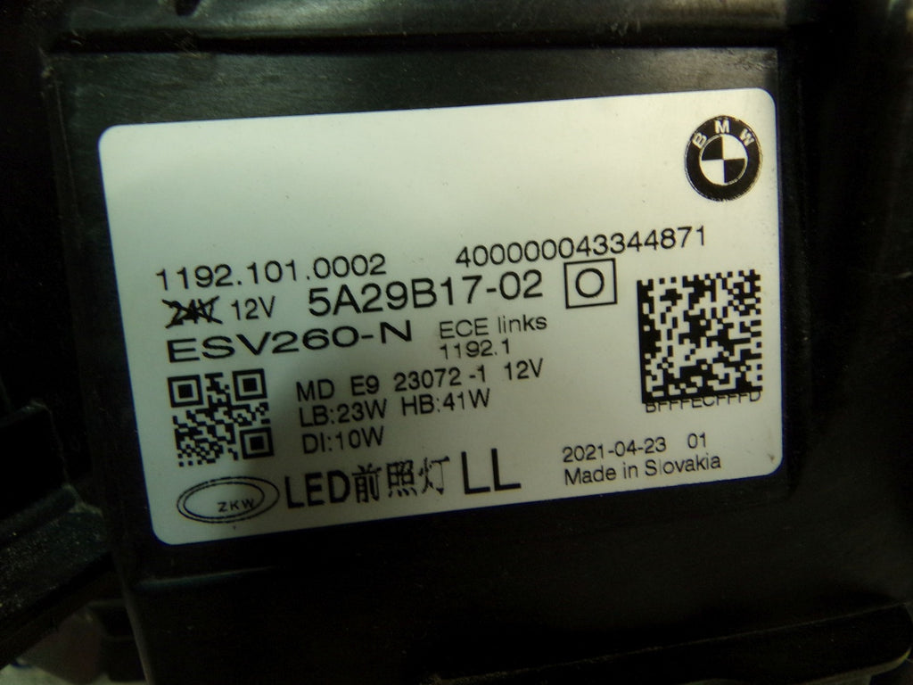 Frontscheinwerfer BMW 4 G22 G23 G26 5A29B17 5A29B18 LED Ein Satz Headlight SCH3791001266lr