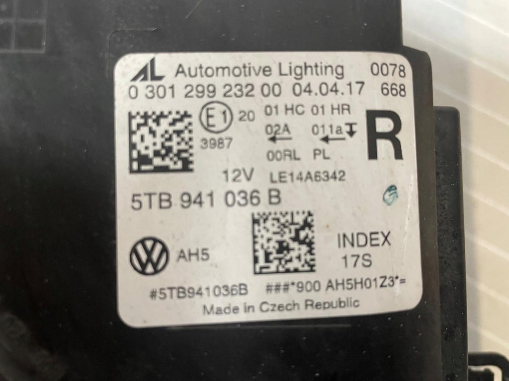 Frontscheinwerfer VW I 5TB941036B LED Rechts Scheinwerfer Headlight SCH6144954204jj