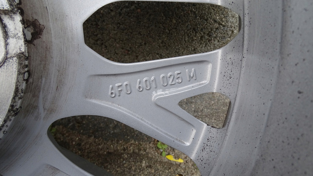 1x Alufelge 16 Zoll 6.5" 4x100 47ET 6F0601025M Seat Ibiza Rim Wheel