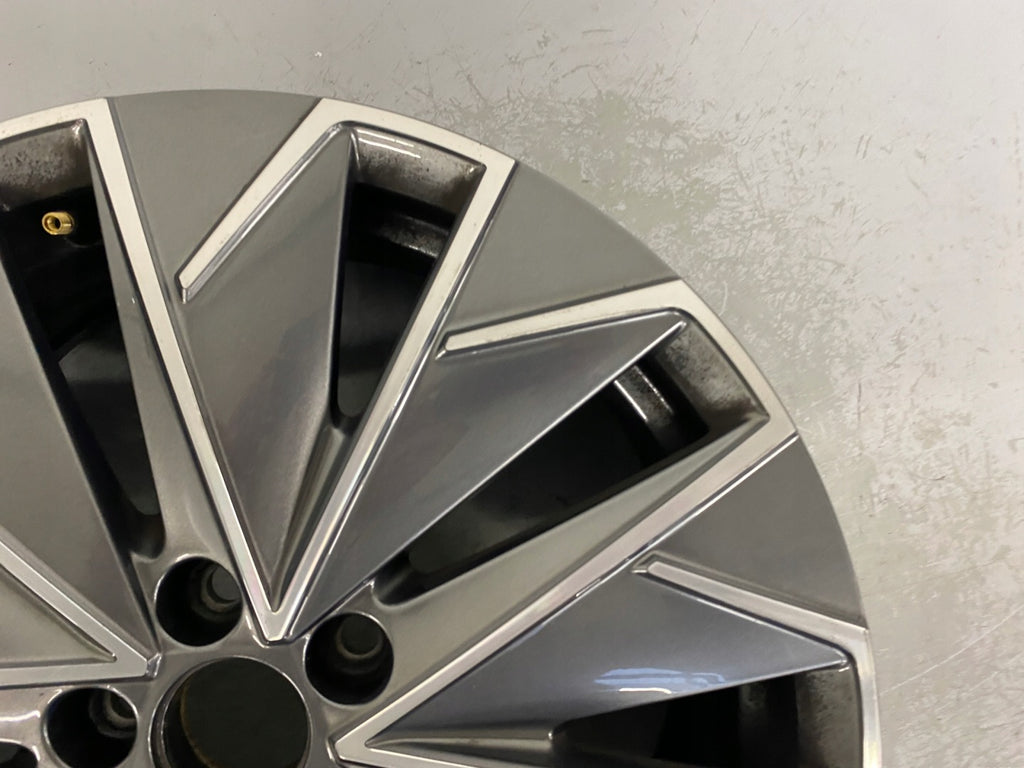 1x Alufelge 17 Zoll 6.5" 5x100 40ET Glanz Schwarz 658601025A Skoda Scala FEL9293298927wt