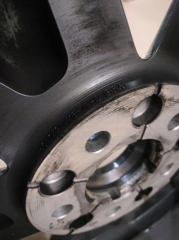 1x Alufelge 16 Zoll 6.5" 5x112 54ET Glanz Graphit 6887935 Mini F57 F56 F55