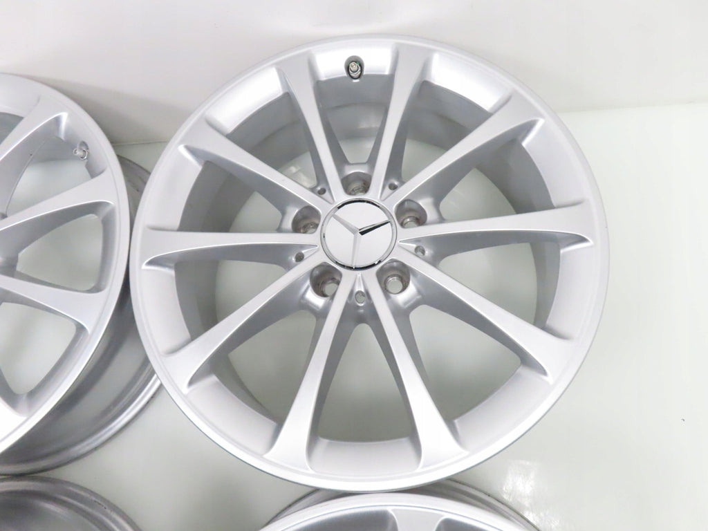 4x Alufelge 17 Zoll 6.5" 5x112 44ET Glanz Silber A1774010300 Mercedes-Benz W177 FEL5589913270lv