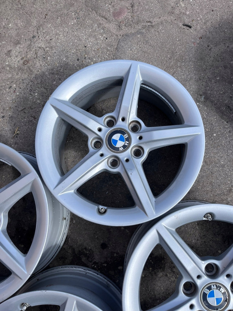 4x Alufelge 16 Zoll 7.0" 5x120 40ET Glanz Silber 6866302 BMW F30 E90 Rim Wheel FEL1111385148pr