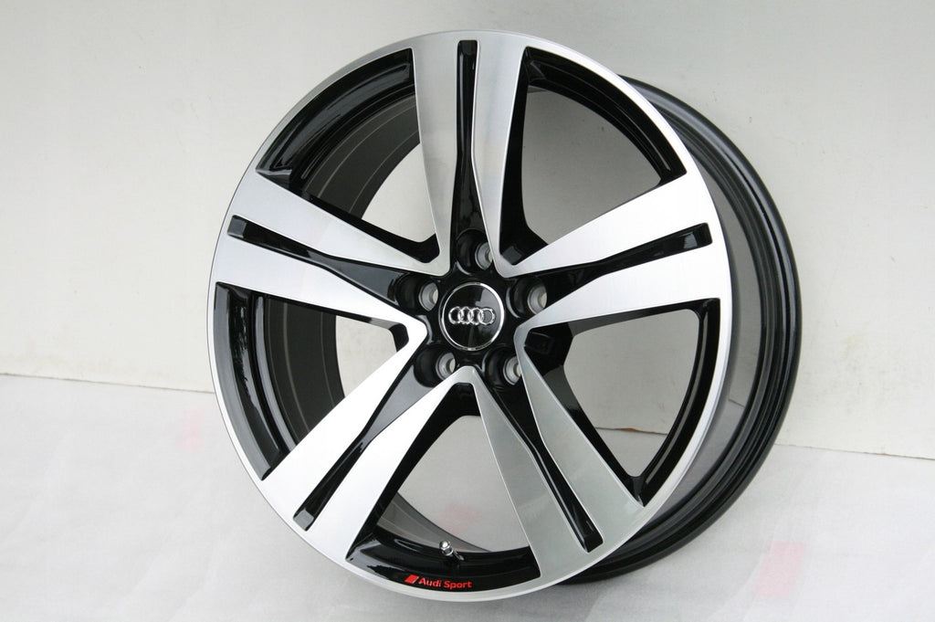 4x Alufelge 18 Zoll 8.0" 5x112 25ET Glanz Silber 4M0601025 Audi A4 Allroad