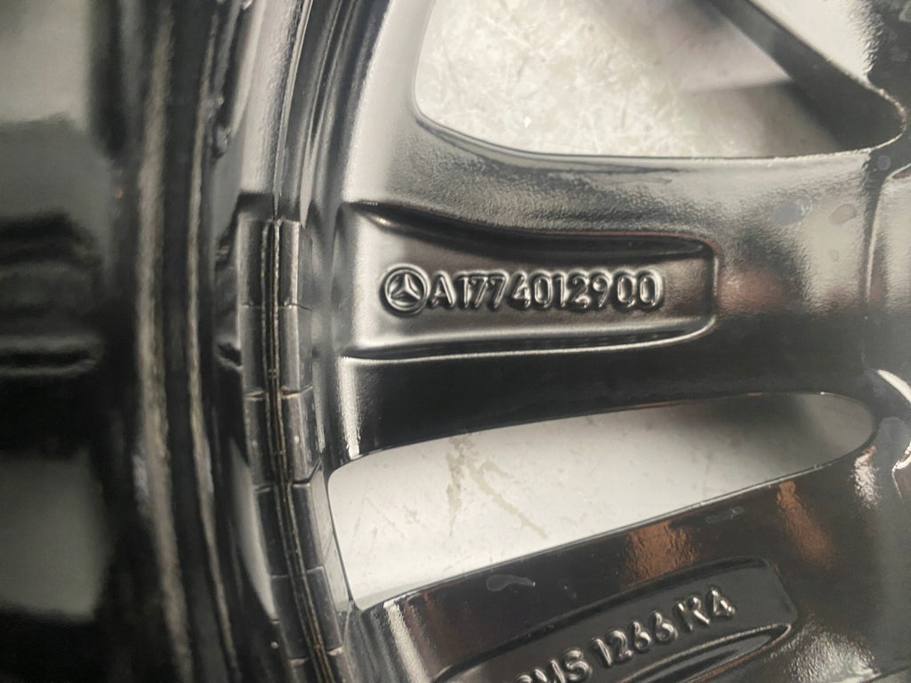 1x Alufelge 17 Zoll 6.5" 5x112 44ET Glanz Schwarz A1774012900 Mercedes-Benz W177 FEL9917407788pf