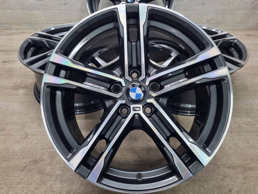 4x Alufelge 18 Zoll 8.0" 5x112 57ET Glanz Graphit 8092352 BMW 1 F40 Mg Rim Wheel FEL3187838032kv