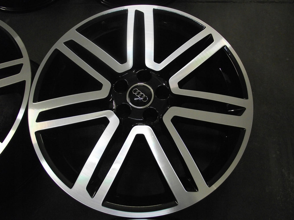 4x Alufelge 20 Zoll 8.0" 5x112 25ET Glanz Silber 4G0601025AS Audi A5 A4 FEL3685197878oi