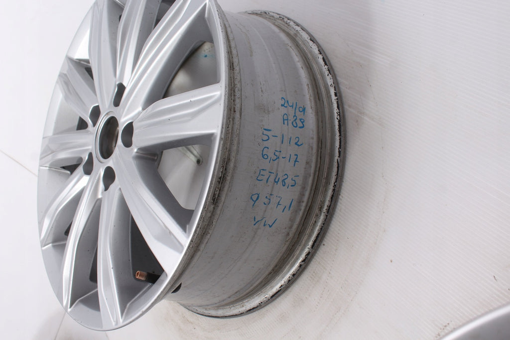 1x Alufelge 17 Zoll 6.5" 5x112 48,5ET 5TA601025T Vw Rim Wheel