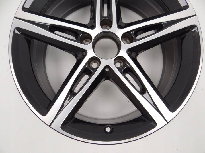 1x Alufelge 18 Zoll 7.5" 5x112 49ET Glanz Schwarz A1774010700 Mercedes-Benz W177 FEL6595706972vc