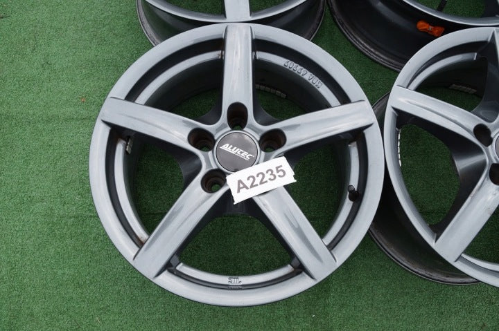 4x Alufelge 16 Zoll 7.0" 5x110 35ET Glanz Grau GR70635O12-7 Opel Meriva B FEL2851395979tp