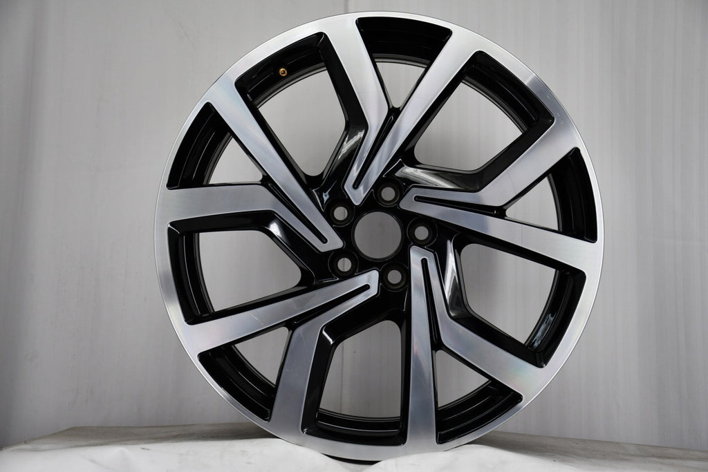 1x Alufelge 18 Zoll 7.5" 5x100 51ET Glanz Schwarz 2G0601025AC VW Polo Rim Wheel FEL2714497593ko