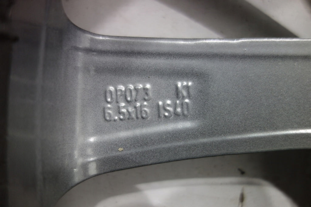 1x Alufelge 16 Zoll 6.5" 4x100 40ET Glanz Graphit 13581561 Opel Corsa E