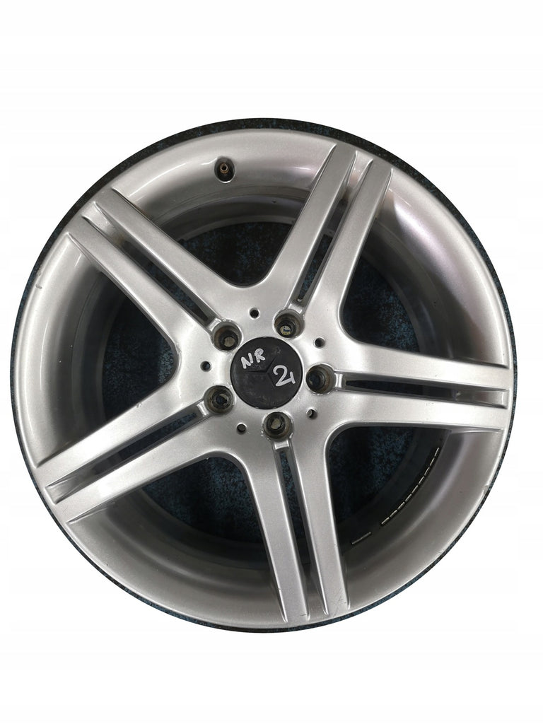 1x Alufelge 18 Zoll 8.5" 5x112 30ET Matt Silber A2034015602 Mercedes-Benz W203