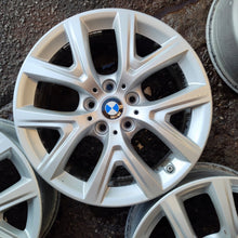 Laden Sie das Bild in den Galerie-Viewer, 4x Alufelge 17 Zoll 6.5" 5x112 39ET Glanz Silber 6856076 BMW F39 F48 Rim Wheel FEL5277648434vp