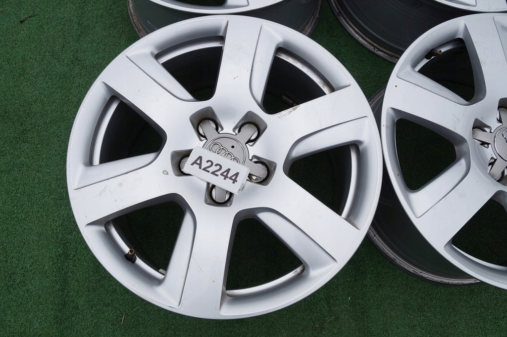 4x Alufelge 17 Zoll 8.0" 5x112 39ET Glanz Silber 4G0601025BK Audi A6 C7 FEL5431329767fu