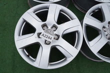 Laden Sie das Bild in den Galerie-Viewer, 4x Alufelge 17 Zoll 8.0" 5x112 39ET Glanz Silber 4G0601025BK Audi A6 C7 FEL5431329767fu