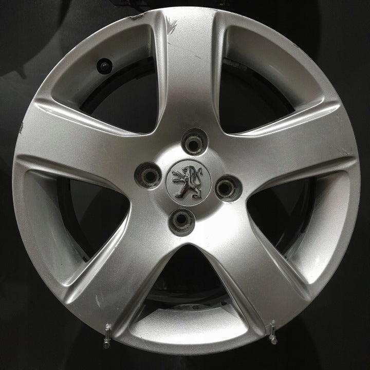 4x Alufelge 16 Zoll 7.0" 4x108 32ET Glanz Silber 9684880380 Peugeot I Rim Wheel FEL2723683259wo