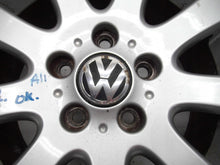 Load image into Gallery viewer, 1x Alufelge 15 Zoll 6.5&quot; 5x112 50ET Glanz Silber 1K0601025AQ VW Golf V Touran