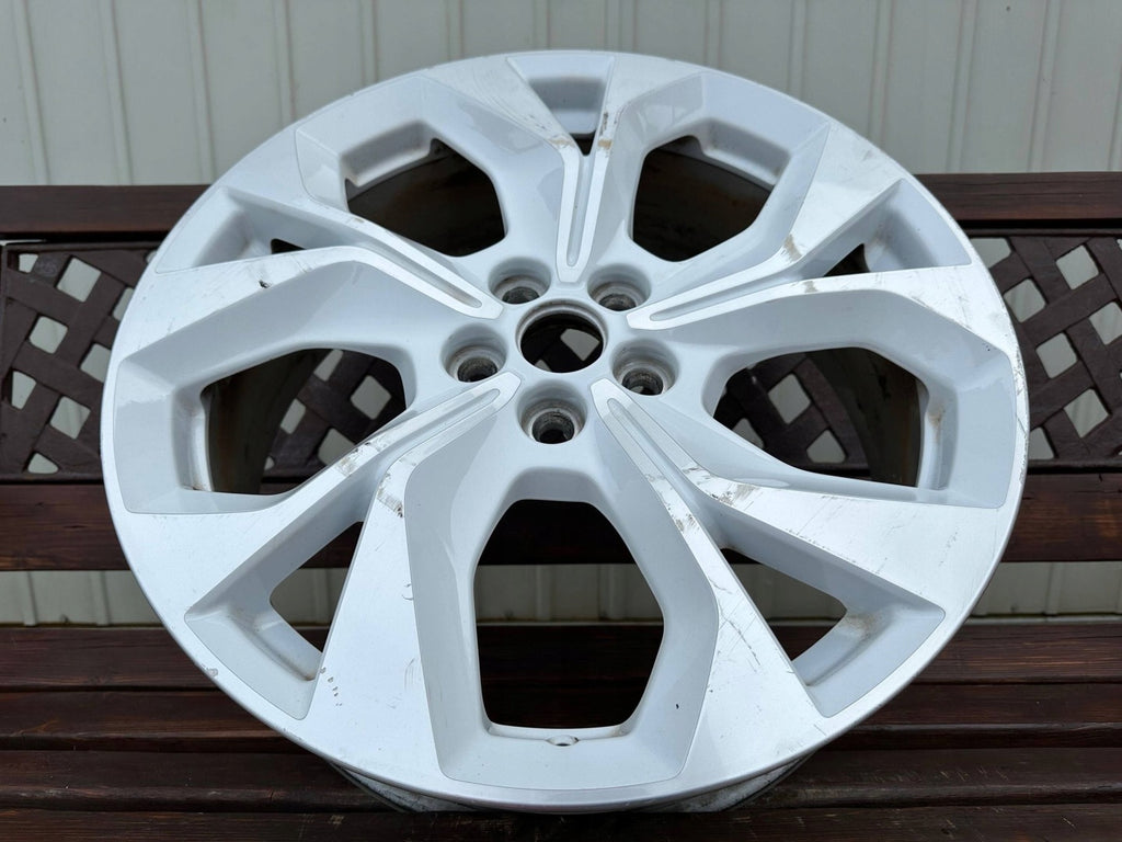 1x Alufelge 19 Zoll 7.0" 5x108 47 5ET Glanz Weiß NJ8J-1007-AA Ford Rim Wheel FEL6267367790vk