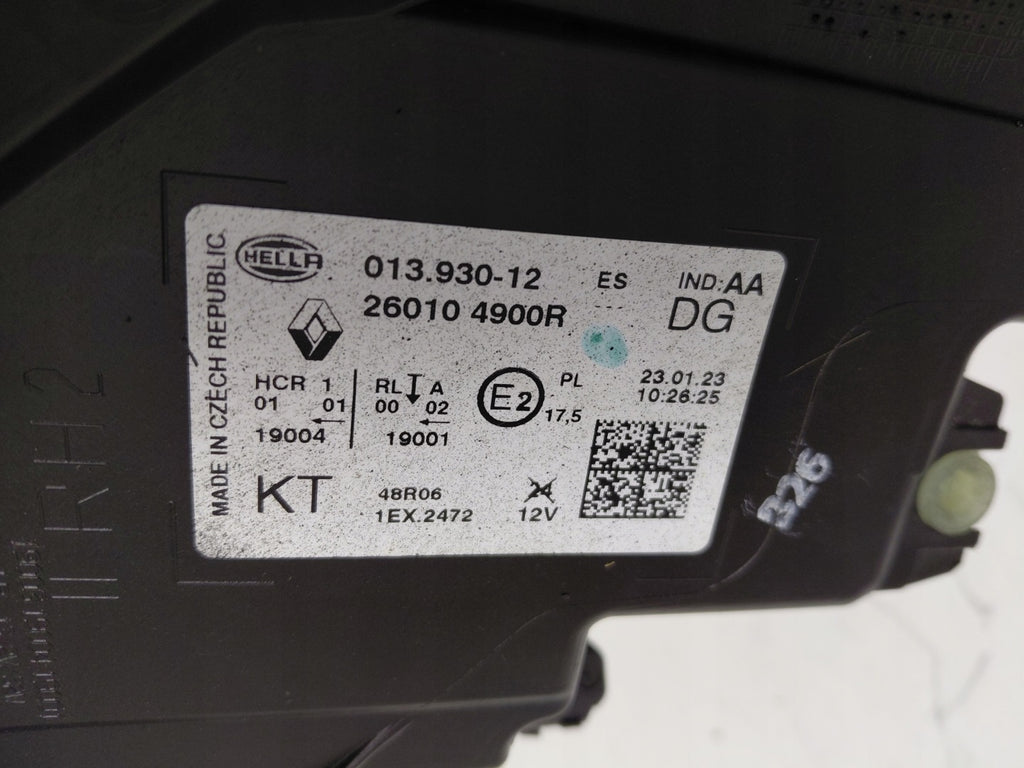Frontscheinwerfer Renault Captur II 260104900R Full LED Rechts Headlight SCH8295979847co