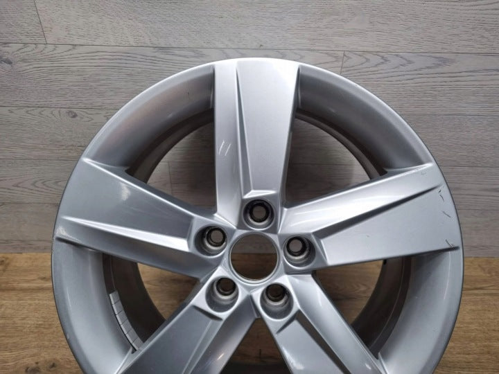 1x Alufelge 16 Zoll 7.0" 5x100 46ET Glanz Grau 6V0601025V Mg Fabia Iii Rim Wheel FEL9527089380dv