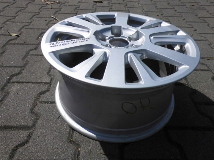 1x Alufelge 16 Zoll 7.5" 5x112 45ET Silber Audi C6 Rim Wheel FEL4557638041ps