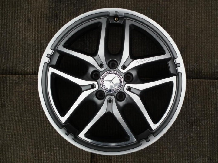 1x Alufelge 17 Zoll 7.5" 5x112 52 5ET Mercedes-Benz W246 Rim Wheel FEL2673382398at