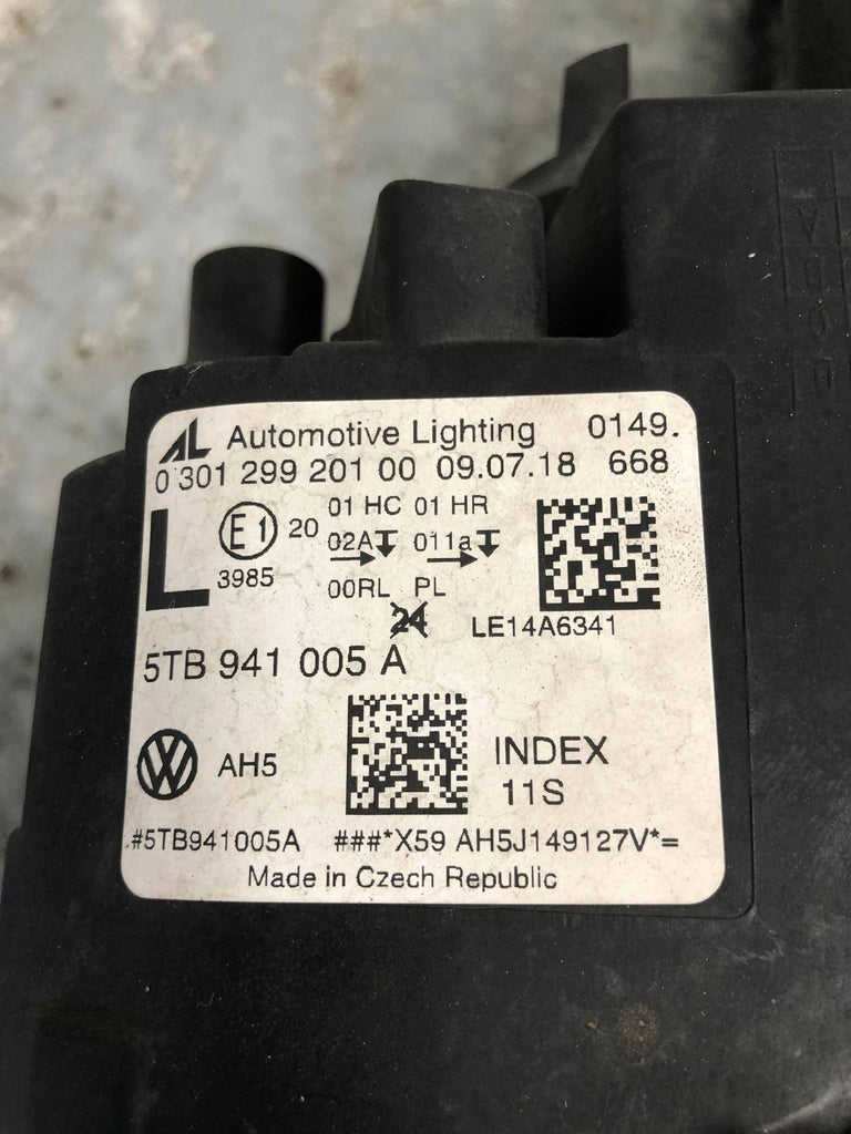 Frontscheinwerfer VW Touran 5TB941005A LED Links Scheinwerfer Headlight