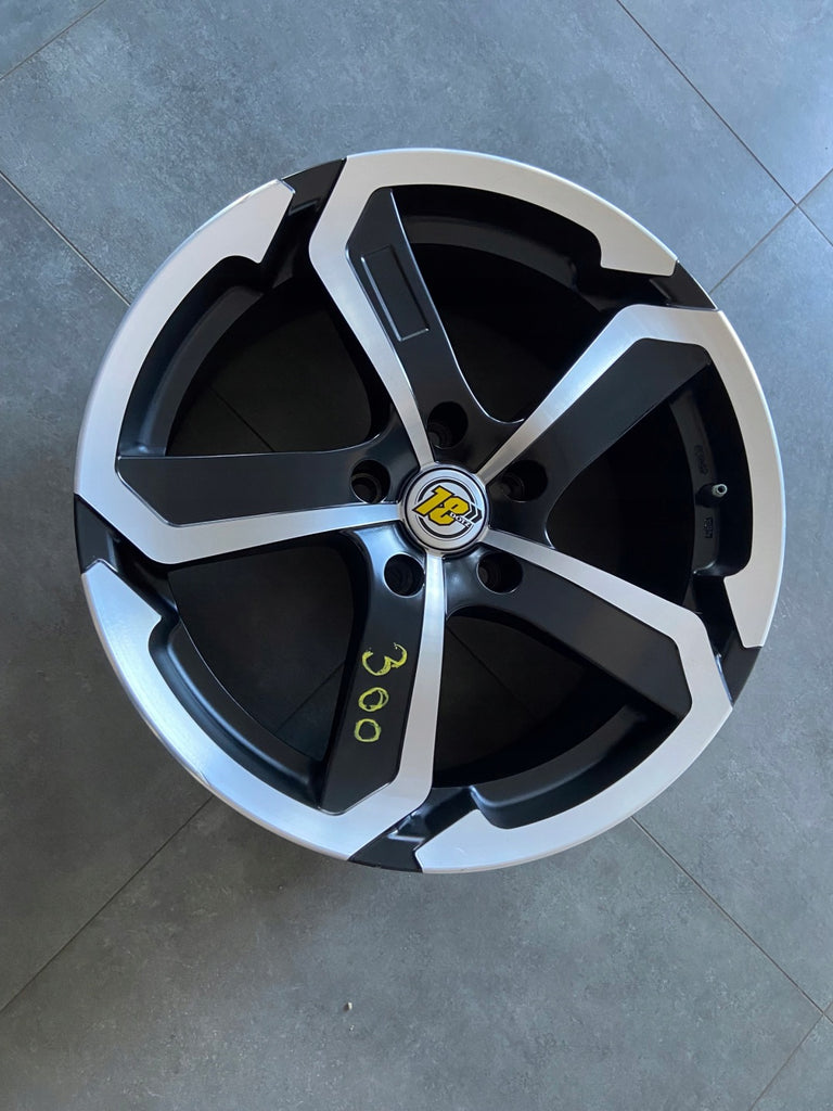 1x Alufelge 18 Zoll 8.5" 5x120 35ET Glanz Schwarz 12035726BG BMW 120 Rim Wheel FEL4524501180pw