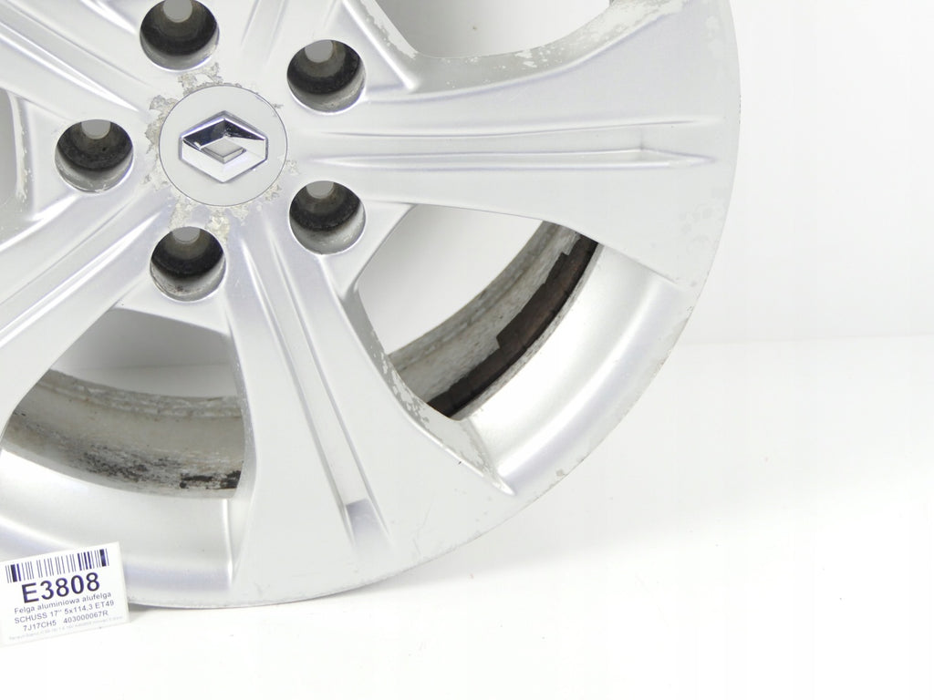 1x Alufelge 17 Zoll 7.0" 5x114.3 403000067R Renault III 1 Scenic Rim Wheel FEL5208073193dz