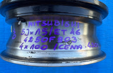 Laden Sie das Bild in den Galerie-Viewer, 1x Alufelge 15 Zoll 5.0" 4x100 46ET 4250F903 Mitsubishi I Rim Wheel FEL3425706042wp