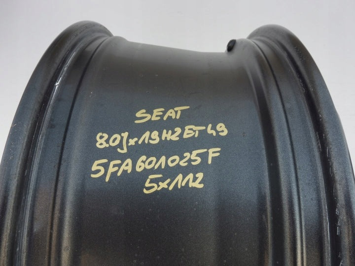1x Alufelge 19 Zoll 8.0" 5x112 49ET 5FA01025F Cupra Leon Rim Wheel FEL4282798847wk